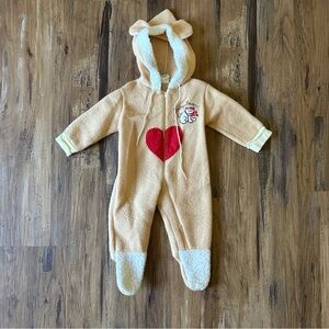 VTG 70s Retro Cuddler Teddy Bear Baby Onesie